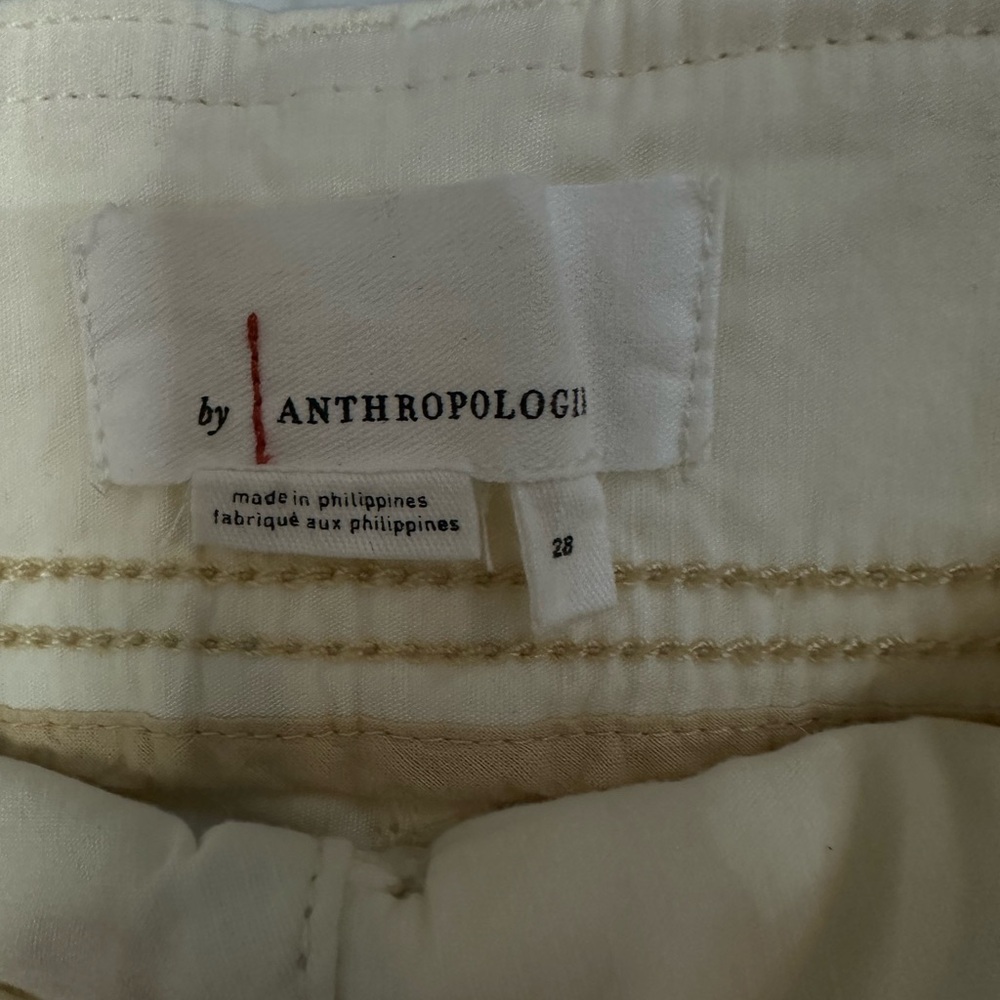 Anthropologie The Colette Crop Wide-Leg Pants size 28 women’s - Picture 2 of 5